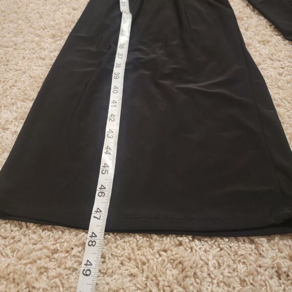 Tahari Jumpsuit New Size Xs Black Sleeveless Cropped Leg Black Jumper - Picture 5 of 7